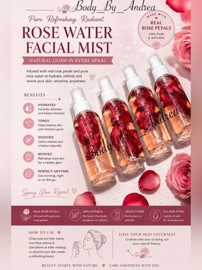 Rose🌹water facial mist